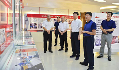 福建省人大常委會黨組書記、副主任張廣敏蒞臨虹潤公司調(diào)研指導